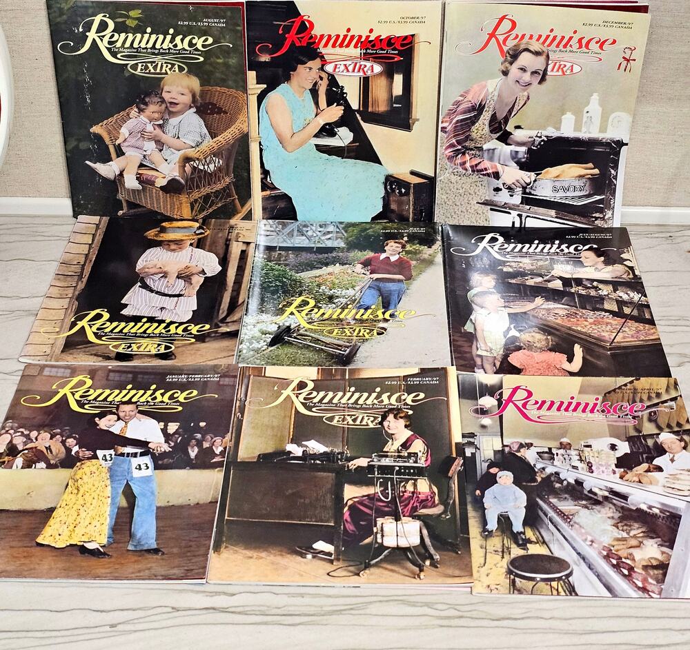 1997 Reminisce Magazine Recipe Cards Jan-Dec Special Editions Dec Lot 9
